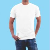 Camiseta Lisa Branca 100% Poliester