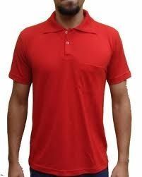 Camisa Polo Piquet Cores Masculina Algodão/Poliester/Mista