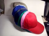 Boné Brim Liso Modelo 6 Gomos Kit c/ 10 Peças