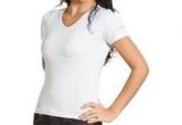 Camiseta Baby Look -Branca - Lisa - 100% Poliester
