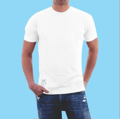 Camiseta Lisa Branca 100% Poliester