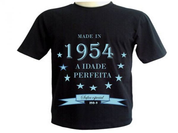 Camiseta Exclusiva Tema Aniversário - Safra Especial 100% Algodão