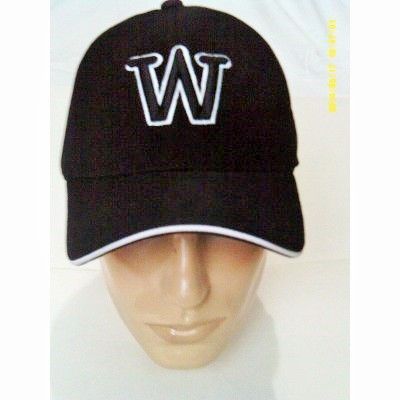 Boné Brim Preto Aba Sanduiche Com Letra Frontal