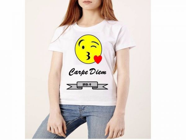Camiseta Emotions Carpe Diem Dry Fit-100% Poliester